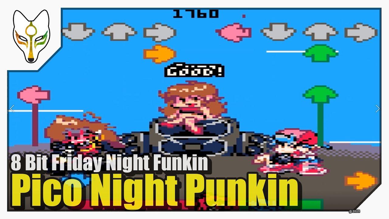 Pico Night Punkin' - Where Retro Arcade Meets Rhythm Gaming